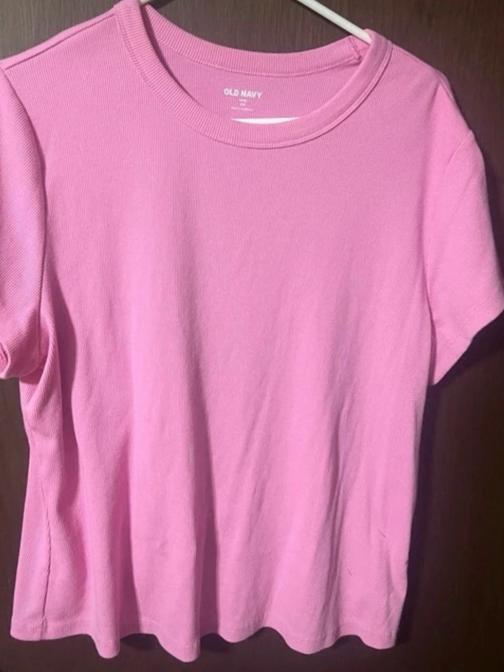 Old Navy Pink Short Sleeve Crewneck Tee